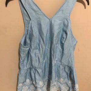 Alice through the looking glass peplum top